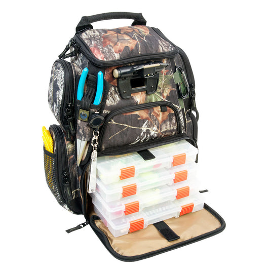 Wild River RECON Mossy Oak Compact Lighted Backpack w/4 PT3500 Trays [WCT503]
