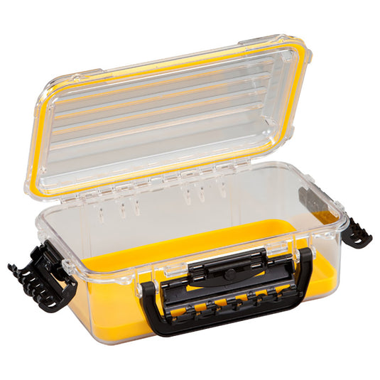 Plano Waterproof Polycarbonate Storage Box - 3600 Size - Yellow/Clear [146000]