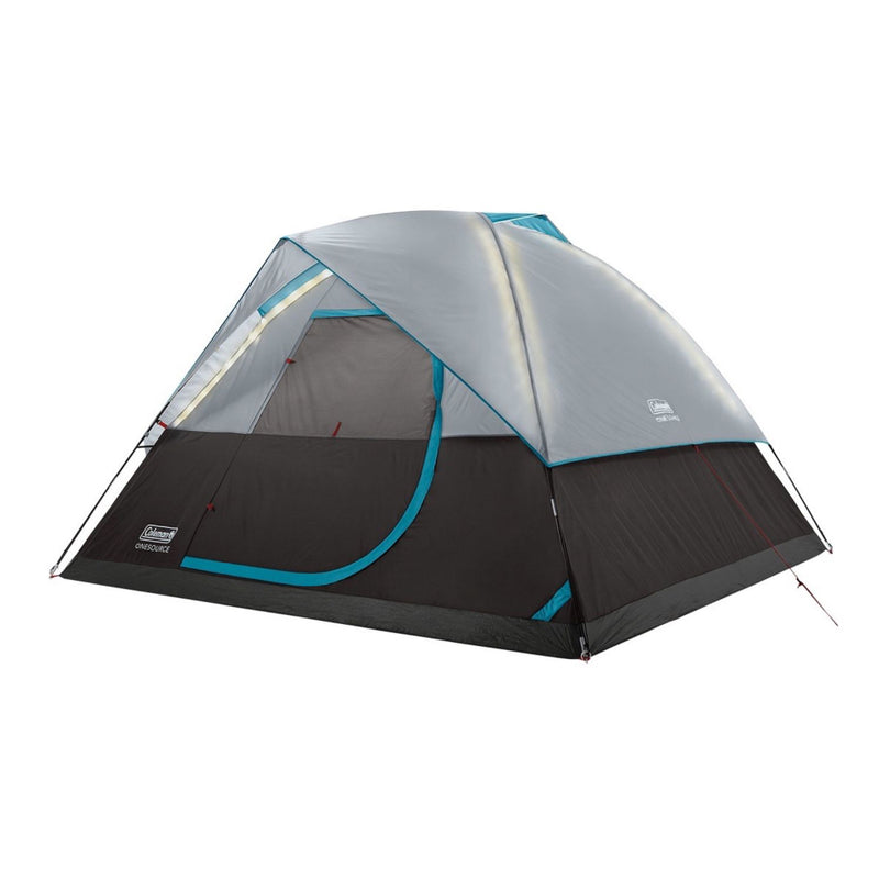 Load image into Gallery viewer, Coleman OneSource Rechargeable 4-Person Camping Dome Tent w/Airflow System  LED Lighting [2000035457]
