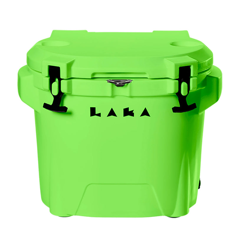 Load image into Gallery viewer, LAKA Coolers 30 Qt Cooler w/Telescoping Handle  Wheels - Lime Green [1083]
