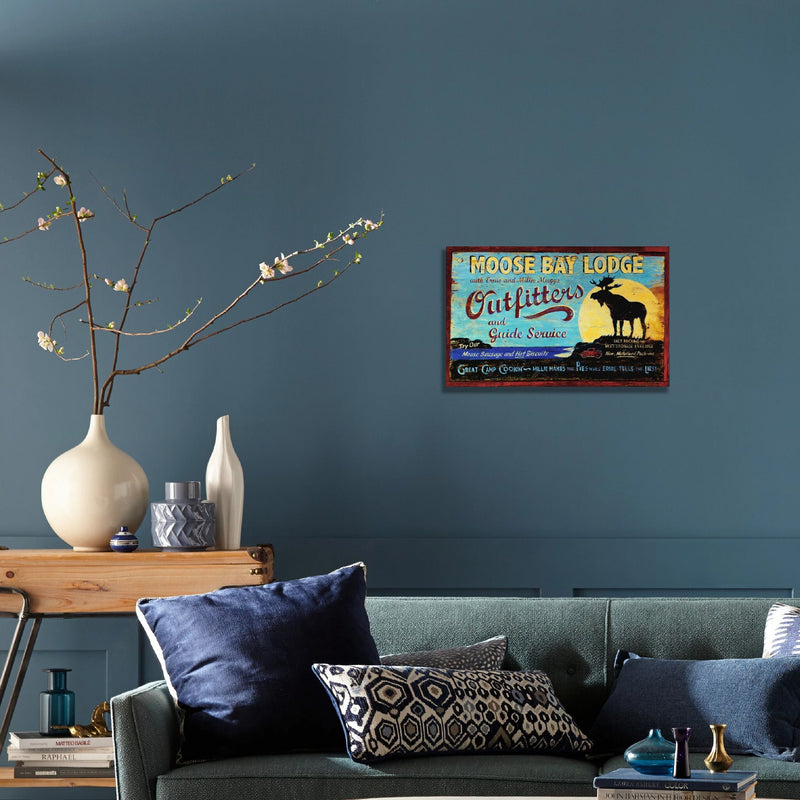 Load image into Gallery viewer, Moose Bay Lodge Wall Art
