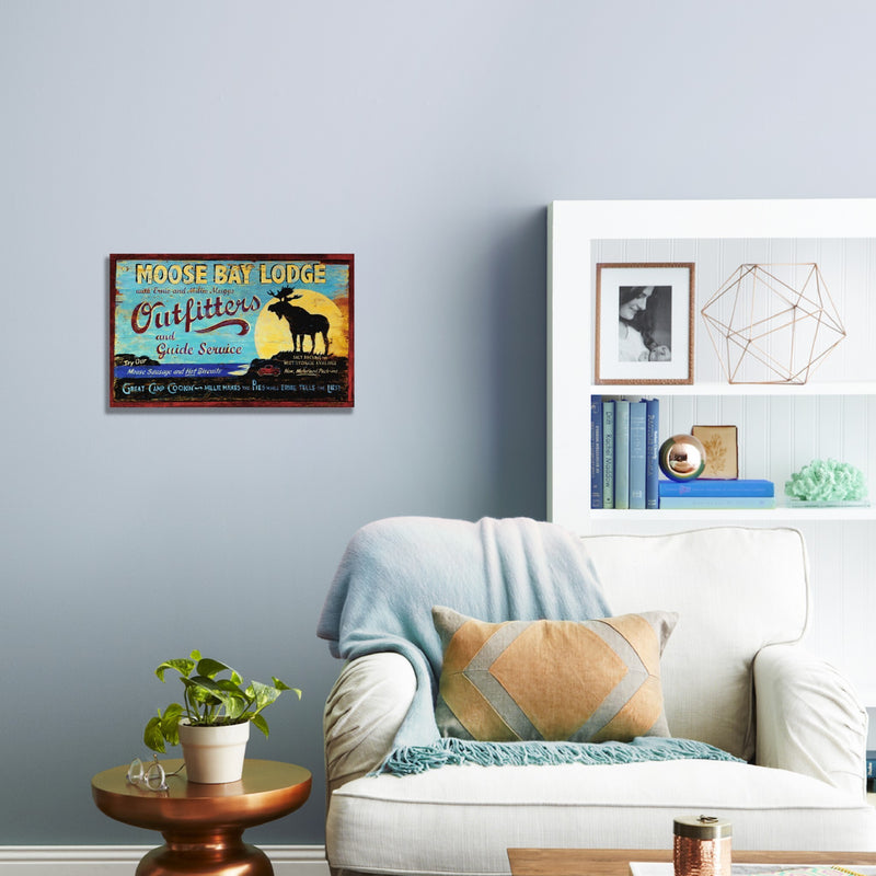 Load image into Gallery viewer, Moose Bay Lodge Wall Art
