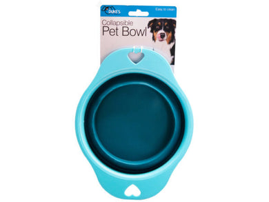 Collapsible Pet Bowl w/Heart ( Case of 6 )