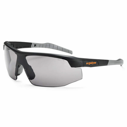 SKOLL Anti-Fog Smoke Lens Matte Black Safety Glasses