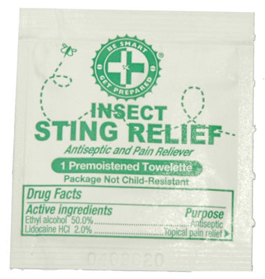 100 Sting Relief Prep Pads