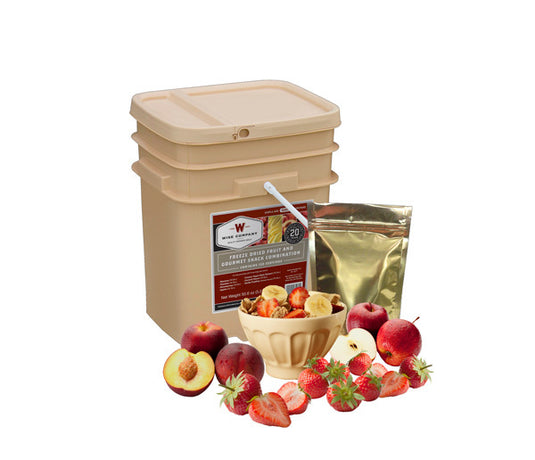 120 Serving Freeze Dried Fruit Bucket