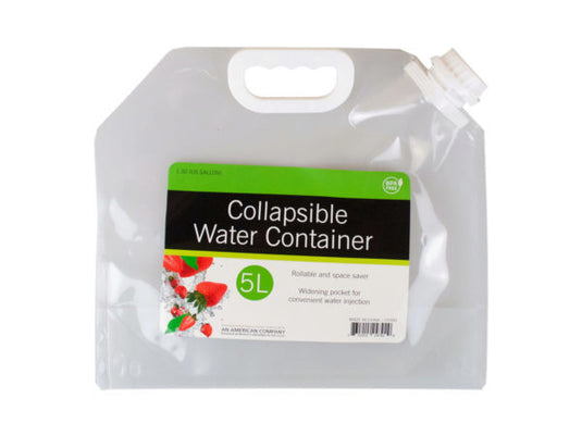 5 Liter Collapsible Water Container ( Case of 12 )