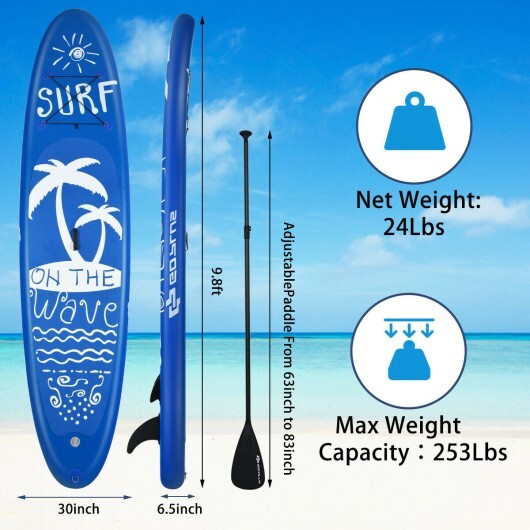 Load image into Gallery viewer, Inflatable &amp; Adjustable Stand Up Paddle Board-S - Size: S
